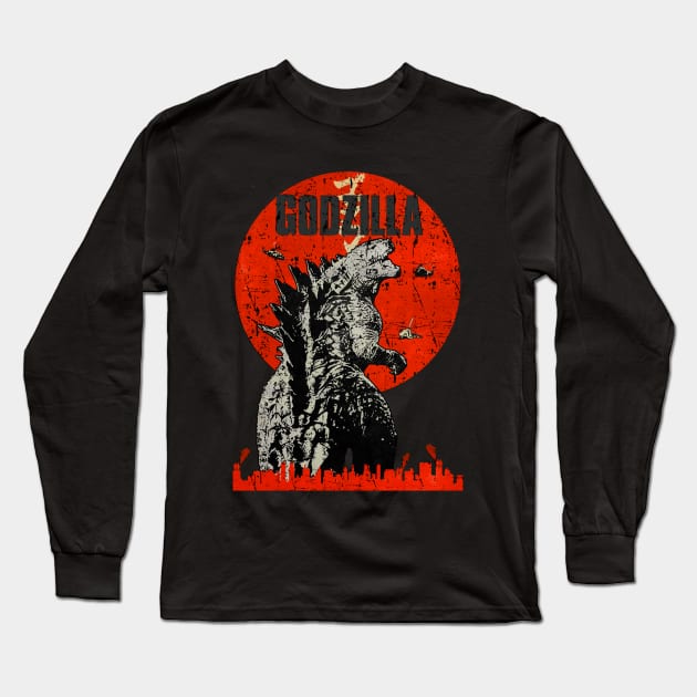 GODZILLA Long Sleeve T-Shirt by RANS.STUDIO